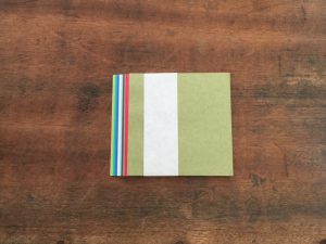 『紋切り型　のぞき紋』でつくる 丸窓カード