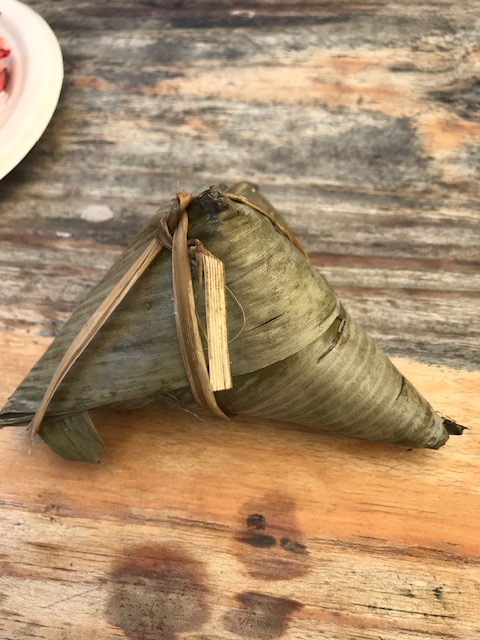 旧暦カフェ端午にご参加下さった斎藤さんより中国の粽の写真